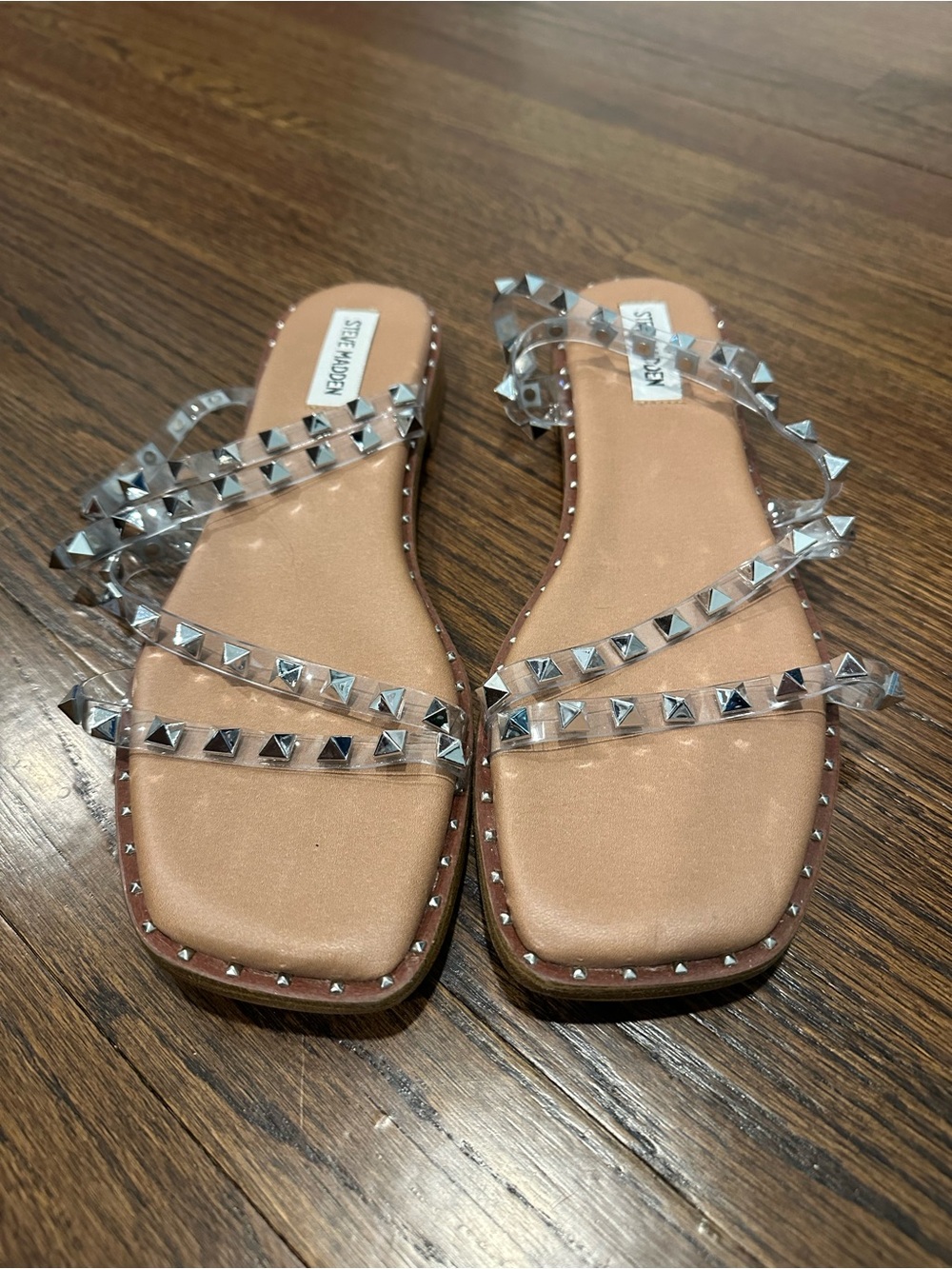 NEW Steve Madden Studded Jelly Slide